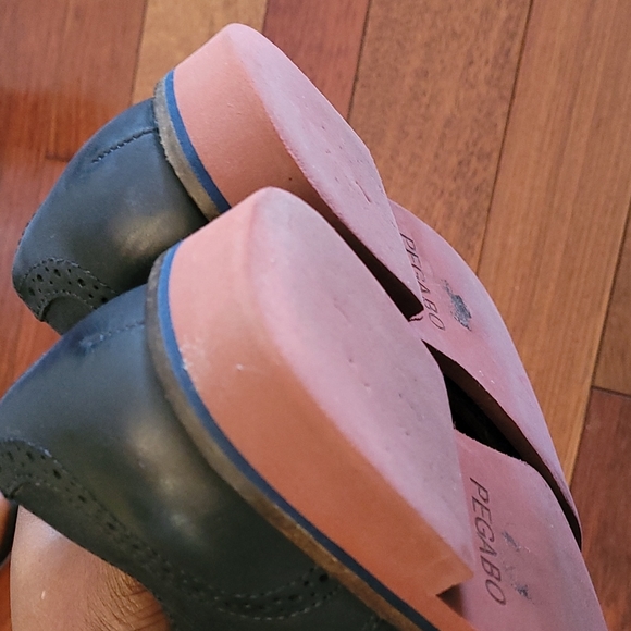 Pegabo kids oxfords in navy - US 7 - Picture 7 of 11